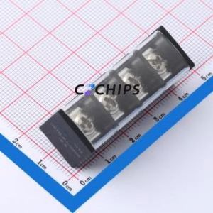 DBT40S-9.5-4P-BK-P Barrier Terminal Block P=9.5mm Connector ( Pitch: 9.5mm )( Rated Current: 20A )( Rated Voltage: 300V ) - Product Image 1