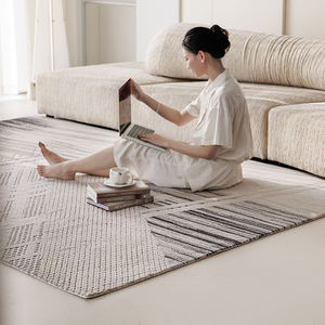 Manna 100% nuova zelanda tappeto di lana soggiorno camera da letto arte moderna geometria astratta stile alta qualità a mano Tufted moquette e tappeti - Product Image 3