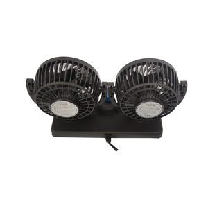 Ventilateur de voiture électrique portable double tête Oumeite 12V/24V pour l'été – Accessoire indispensable pour voitures, camions et fourgonnettes - Product Image 6