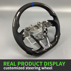 Volante Deportivo Personalizado de Fibra de Carbono y Cuero para Mazda 3/6/CX-4/CX-5/RX-7/<span class=keywords><strong>CX3</strong></span>/Atenza/CX8/CX9/CX5 Atenza RX8 MX5 CX8 CX9 CX5 - Product Image 3