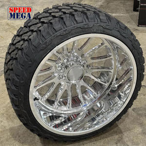 Jantes de camion forgées super concaves profondes 22x12 22x14 24x12 24x14 26x16 Polies concaves 8x200 8x180 8x6.5 6x5.5 - Product Image 1