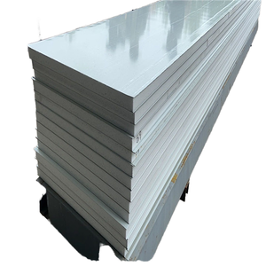 Panel Sándwich <span class=keywords><strong>de</strong></span> Acero Aislado <span class=keywords><strong>de</strong></span> 50 mm con Poliuretano Insonorizante para Aislamiento <span class=keywords><strong>de</strong></span> Techos y Paredes <span class=keywords><strong>de</strong></span> Casas, Material Metálico - Product Image 1