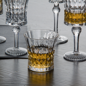 Tùy Chỉnh Nước Uống Kính Cổ Điển Kim Cương Nổi Ly Rượu Sâm Banh Sáo Kính Có Thân Pha Lê Rượu Vang Đỏ Thủy Tinh Thiết Lập - Product Image 3