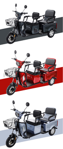 ขายส่งรถสามล้อไฟฟ้า 600w 20AH ยางสุญญากาศ แบตเตอรี่ตะกั่ว-กรด 2 ที่นั่ง สำหรับผู้สูงอายุ - Product Image 3