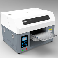Mini Impresora Plana UV DTF A4 de Inyección de Tinta Led para Impresión Directa en Tarjetas de Identificación, CD, PVC, Vidrio, Cuero, Metal, Madera y Fundas de Teléfono