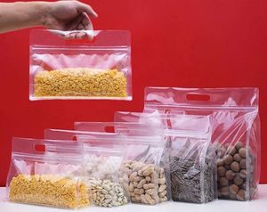 Bolsa de Embalaje de Alimentos con Logotipo Personalizado, con Asa, Reutilizable, Bolsas de Plástico para Hojas de Té, Paquete Promocional - Product Image 2