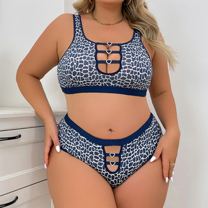 Conjunto de lencería sexy europeo y americano de talla grande 23073s, lencería sexy con tirantes huecos, conjunto de lencería para chicas sensuales. - Product Image 1