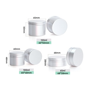 Private Label <b>Aluminum</b> Deodorant Jar Screw Cap Custom Screen Printing Cosmetic <b>Container</b> - Product Image 4