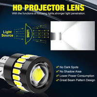 Bombilla LED 6000K blanco 501 W5W T10 sin errores para cúpula de coche mapa puerta cortesía matrícula tablero instrumento