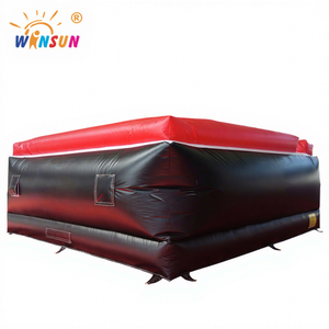 แผ่นรองรับแรงกระแทกแบบเป่าลม WinsunSport สำหรับเด็กและผู้ใหญ่ สี/โลโก้ปรับแต่งได้ วัสดุ PVC ได้รับการรับรองมาตรฐาน CE ป้องกันไฟไหม้ - Product Image 1