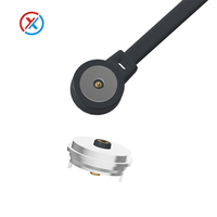 Conector de Carga Magnético Personalizado de 12V2A, Conector de Alimentación Redondo para Luces LED, Conector Magnético Macho y Hembra