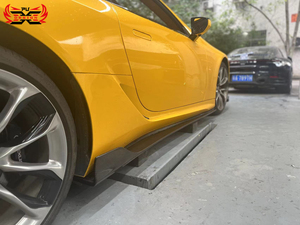 Venta al por mayor <span class=keywords><strong>de</strong></span> piezas <span class=keywords><strong>de</strong></span> fibra <span class=keywords><strong>de</strong></span> carbono PU para Lexus LC500 LC500H: Labio <span class=keywords><strong>de</strong></span> parachoques delantero, Splitter delantero, Difusor trasero, Faldones laterales, Kit <span class=keywords><strong>de</strong></span> carrocería - Product Image 4