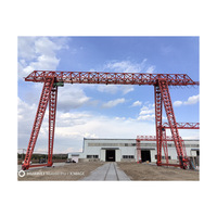 Grue portique électrique de 25 tonnes, Grue portique industrielle de quai, Commande au sol et à distance, Conception entièrement fermée, Hauteur de levage de 10 m, 24 m