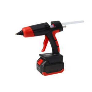 <span class=keywords><strong>Pistola</strong></span> de Pegamento Caliente Eléctrica Profesional Recargable, Portátil, Inalámbrica, con Boquilla de Aluminio, Pantalla Digital de Temperatura, para Bricolaje - Product Image 1