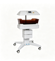 Appareil de photothérapie néonatale pour la bilirubine, instrument de photothérapie pour nourrissons à LED bleues double face avec fonction de surveillance de la température.