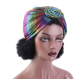 Turbante Anudado de Diseño para Mujer, Pañuelo Elástico de Poliéster, Diadema Multifuncional Colorida para Exteriores, Venta al por Mayor - Product Image 5