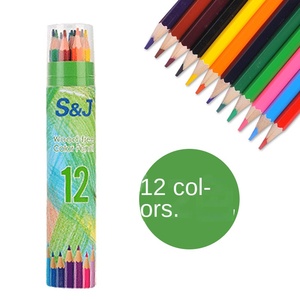 Langhui BV30-12 bút chì màu tan trong nước bút chì dầu đặt giáo viên học sinh vẽ nhiều màu kết hợp Thùng chì - Product Image 6