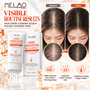 Private Label PDRN Scalp Serum Copper Peptide GHK Cu AHK Cu Deoxyribose Scalp Revitalizer Stronger Looking <b>Hair</b> pdrn <b>hair</b> serum - Product Image 6