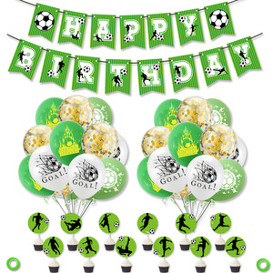 Artículos <span class=keywords><strong>de</strong></span> Fiesta con Temática Deportiva <span class=keywords><strong>de</strong></span> Fútbol, Globo <span class=keywords><strong>de</strong></span> Fútbol, Pancarta, Decoración para Pastel, Recuerdos para Fiesta <span class=keywords><strong>de</strong></span> Cumpleaños <span class=keywords><strong>de</strong></span> Niños y Niñas - Product Image 4