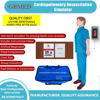 Mannequin médical Guanbang pour la formation en RCR, poupée de compression, profondeur de compression, indication vocale pour les sciences médicales