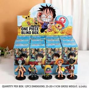 EZBABY Anime japonais pour boîte mystère, figurines d'<span class=keywords><strong>action</strong></span> Luffy, Zoro, Nami, Chopper en PVC, figurines anti-stress pour enfants, cadeau - Product Image 5