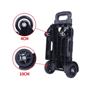 Light Weight Grocery Hand Truck Foldable Shopping Cart Folding Shopping <strong>Dolly</strong> Shopping Steel Trolley Push Carts With <strong>Wheels</strong> - Product Image 5