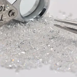 Commercio all'ingrosso Moissanite Pass Diamond test Princess Cut 0.06-2ct 1.5-7mm bianco Moissanite prezzo