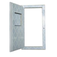 Porte d'entreposage frigorifique de plain-pied à isolation thermique PUR PIR Porte semi-encastrée pour chambre froide de congélateur