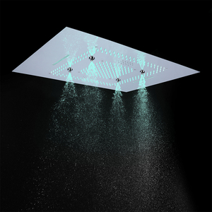 LED Music <strong>Shower</strong> Head Remote <strong>Control</strong> 60x80cm Misty Waterfall Rainfall Ceiling Bathroom Thermostatic <strong>Shower</strong> Faucet with Body Jet - Product Image 3