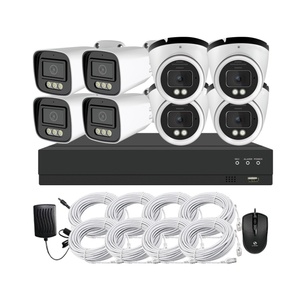 <span class=keywords><strong>Set</strong></span> kamera keamanan dalam dan luar ruangan, kamera keamanan komersial CCTV 8 saluran 4K 8MP POE AI untuk rumah - Product Image 6