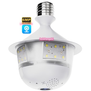 Lighting V380pro 3K 6MP UHD IP 128G TF Card Cameras Home WiFi <b>Security</b> Bullet Wireless CCTV Surveillance E27 Light Bulb Cameras - Product Image 1