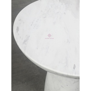 Fascia alta Carrara bianco galleggiante balcone laterale italiano naturale in marmo <span class=keywords><strong>esterno</strong></span> pezzo di accento per la decorazione della casa - Product Image 6