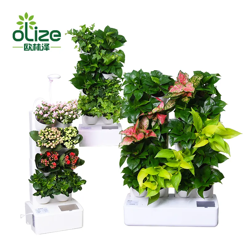 Oliz Z101/Z101LED/Z102 Heißer Verkauf Innenwand dekoration Intelligente vertikale Pflanzen wand