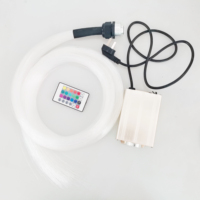 Paneles de Fibra Óptica con Luces LED RGBW/Blancas para Techo Estrellado, con Cuerpo de Aluminio y Fibra de 0.75mm de Diámetro