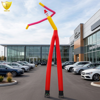 Homme gonflable publicitaire de rue, Air Dancer, Sky Puppet, Wacky Waving Man, en tissu Oxford, avec souffleur, pour promotion extérieure