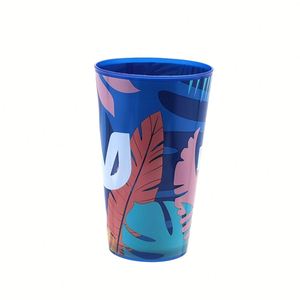 Custom Colorful Logo Heat Transfer Printed <b>Reusable</b> Hard Plastic Food Grade Durable PP Stadium <b>Cups</b> - Product Image 1