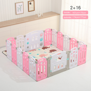 Corralito plegable de seguridad <span class=keywords><strong>para</strong></span> niños, cerca portátil <span class=keywords><strong>para</strong></span> patio interior y exterior, grande, fabricante - Product Image 1