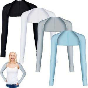 Couvre-bras de protection UV respirant en soie de glace pour hommes femmes, cyclisme, activités sportives de plein air - Product Image 1