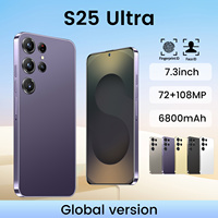 Smartphone S25 Ultra 5G Original Haute Qualité 16 Go + 1 To Android 14 Écran HD 7,3 Pouces Débloqué Prise en Charge Multilingue