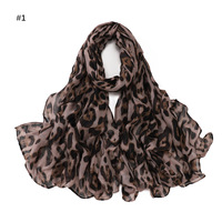 Foulard musulman léger et doux en coton pour femme, imprimé léopard, grande taille, en viscose et voile, vente chaude en gros