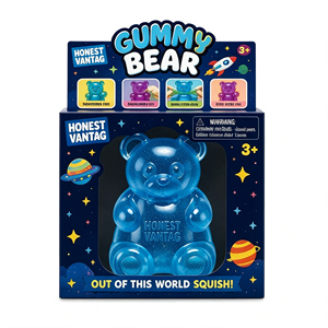 Eco-Friendly customize Packing Box for <b>Square</b> Toy Pinch Ice Cube DropSugar Squishy Fidget TPR Maltose - Product Image 3