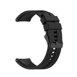 Bracelet de montre en silicone en gros pour usine, compatible 20mm 22mm, avec boucle métallique universelle, bracelet de sport de remplacement - Product Image 5