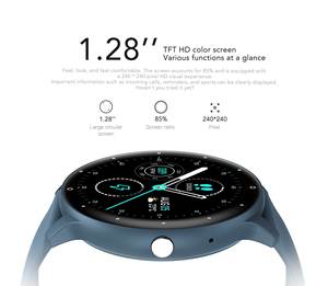 Enjoy Fashion <span class=keywords><strong>Smart</strong></span> Watches Pantalla táctil completa Sports Fitness Tracker IP67 Reloj resistente al agua de 1,28 pulgadas para hombres Mujeres Reloj inteligente - Product Image 3