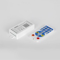 Contrôleur LED 4 canaux Bluetooth 2.4G RF avec télécommande, DC 5-24V, contrôle de 600 pixels par groupe, accessoires d'éclairage de scène
