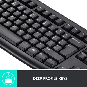 Clavier et souris sans fil Logitech MK270 pour jeux, ordinateur portable, tablette, commutateur, bureau, ergonomie russe personnalisée - Product Image 3