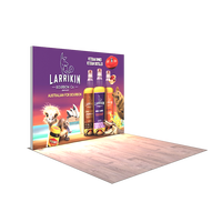 Support d'affichage rétroéclairé SEG en aluminium 10x8 sans outil pour stand de salon professionnel