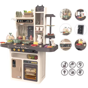 Nouvel ensemble de jouets de <span class=keywords><strong>cuisine</strong></span> pour enfants de 65 pièces, jeu de simulation de cuisinière, <span class=keywords><strong>cuisine</strong></span> préscolaire, jouets de <span class=keywords><strong>cuisine</strong></span> de 93,5 cm, jouets <span class=keywords><strong>d</strong></span>'appareils électroménagers - Product Image 3