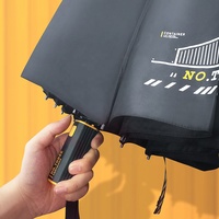 ConRainer Mini Parapluie Automatique Logo Personnalisé Haute Qualité UV Coupe-Vent Portable Pliable Design avec Pochette pour Cadeaux d'Affaires
