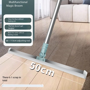 Ground Scraping Floor <b>Cleaning</b> <b>Tools</b> Silicone Magic Broom Bathroom Sweeping Artifact Household Mop Squeegee <b>for</b> Glass <b>Windows</b> - Product Image 5