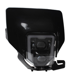 Phare de moto Zuqing HL120 LED blanc à double lentille convexe circulaire pour moto tout-terrain - Product Image 4